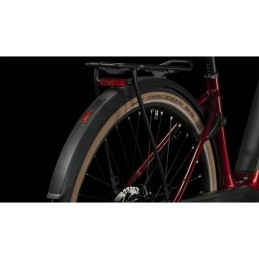 Vélo Électrique Cube Supreme Hybrid Pro 500 (Rouge/Noir) | E-Bike Ville Confort