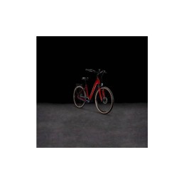 Vélo Électrique Cube Supreme Hybrid Pro 500 (Rouge/Noir) | E-Bike Ville Confort