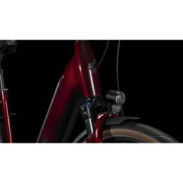 Vélo Électrique Cube Supreme Hybrid Pro 500 (Rouge/Noir) | E-Bike Ville Confort