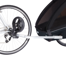 Thule Coaster XT, remorque vélo biplace noire