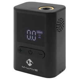 M-Wave Mini Gonfleur Électrique Elumatik Pocket Noir - 120 PSI / 8 BAR