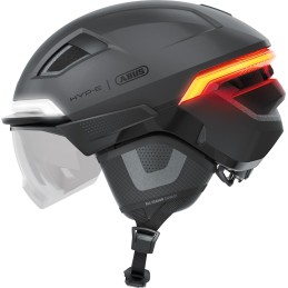 Casque ABUS HYP-E ACE | Visière & Clignotants | Sécurité VAE