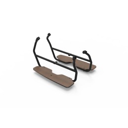 Marchepieds Bois & Alu CUBE Longtail Hybrid | Repose-pieds Cargo