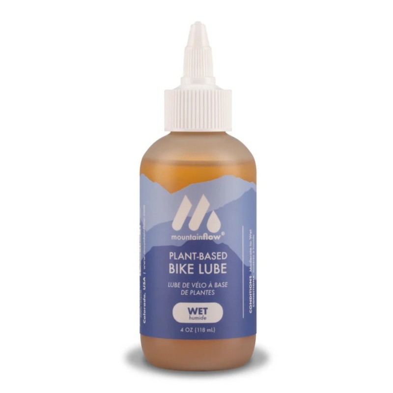 Huile vélo temps humide mountainFLOW Wet 118ml lubrifiant écologique