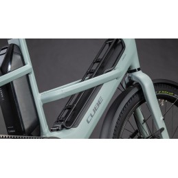 CUBE Longtail Hybrid Comfort | Vélo Cargo Bosch 800Wh 200kg