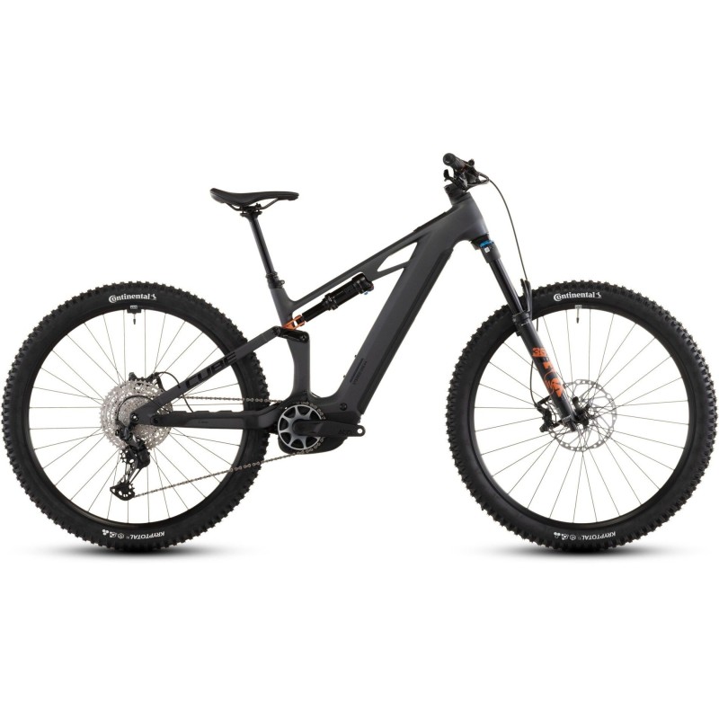 VTT électrique CUBE Stereo Hybrid ONE44 HPC SLX 800 slabgrey -  Profil