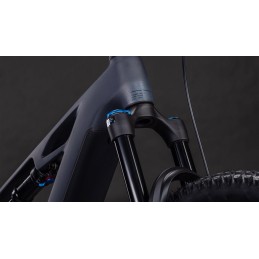 Fourche Fox 36 Float Rhythm GRIP 150mm sur CUBE Stereo Hybrid ONE44 HPC SLX 800 slabgrey