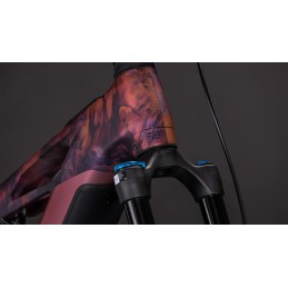 Fourche Fox 36 Float Rhythm GRIP 150mm sur CUBE Stereo Hybrid ONE44 HPC SLX 800 shiftblush