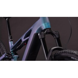 Fourche Fox 36 Float AWL 150mm sur CUBE Stereo Hybrid ONE44 HPC Race 800  smaragdgrey