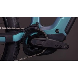 Moteur Bosch Performance Line CX sur CUBE Stereo Hybrid ONE44 HPC Race 800  smaragdgrey