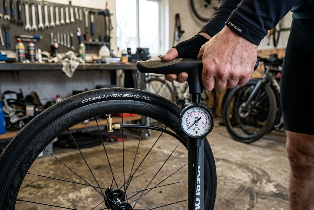 Pression pneu vélo : comment bien gonfler route et gravel ?